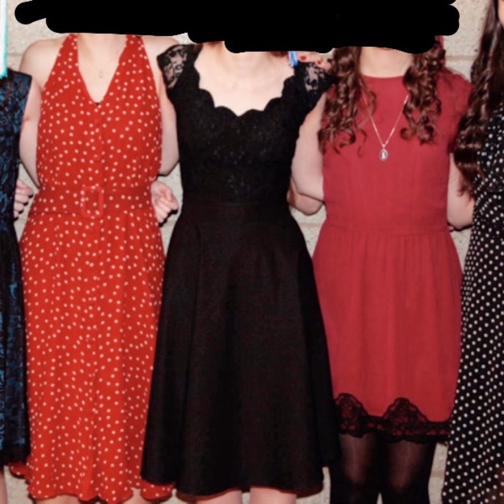 NWT! Lacy Fit and Flare Dress - Picture 11 of 11
